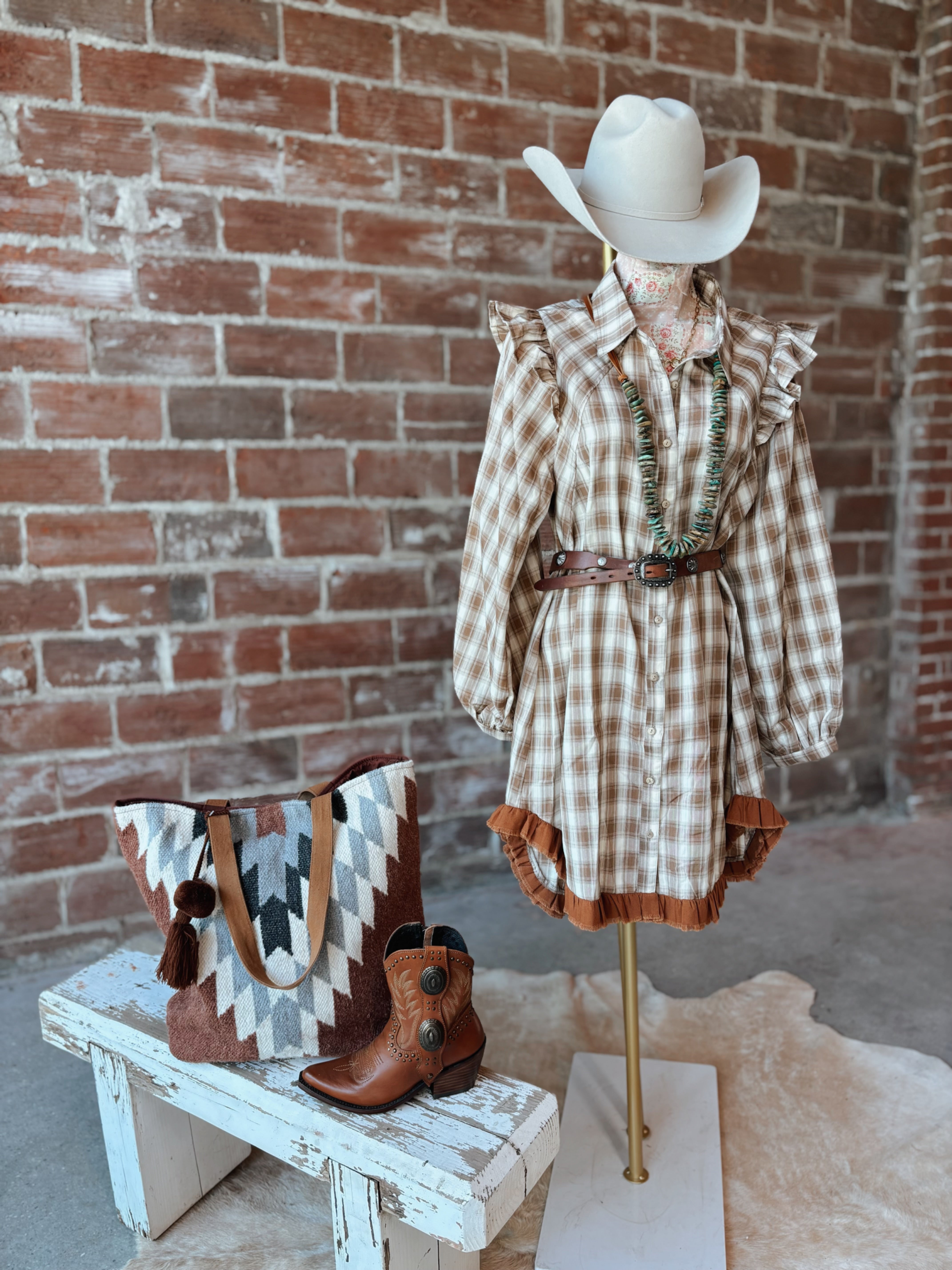 Plaid Tunic Dress