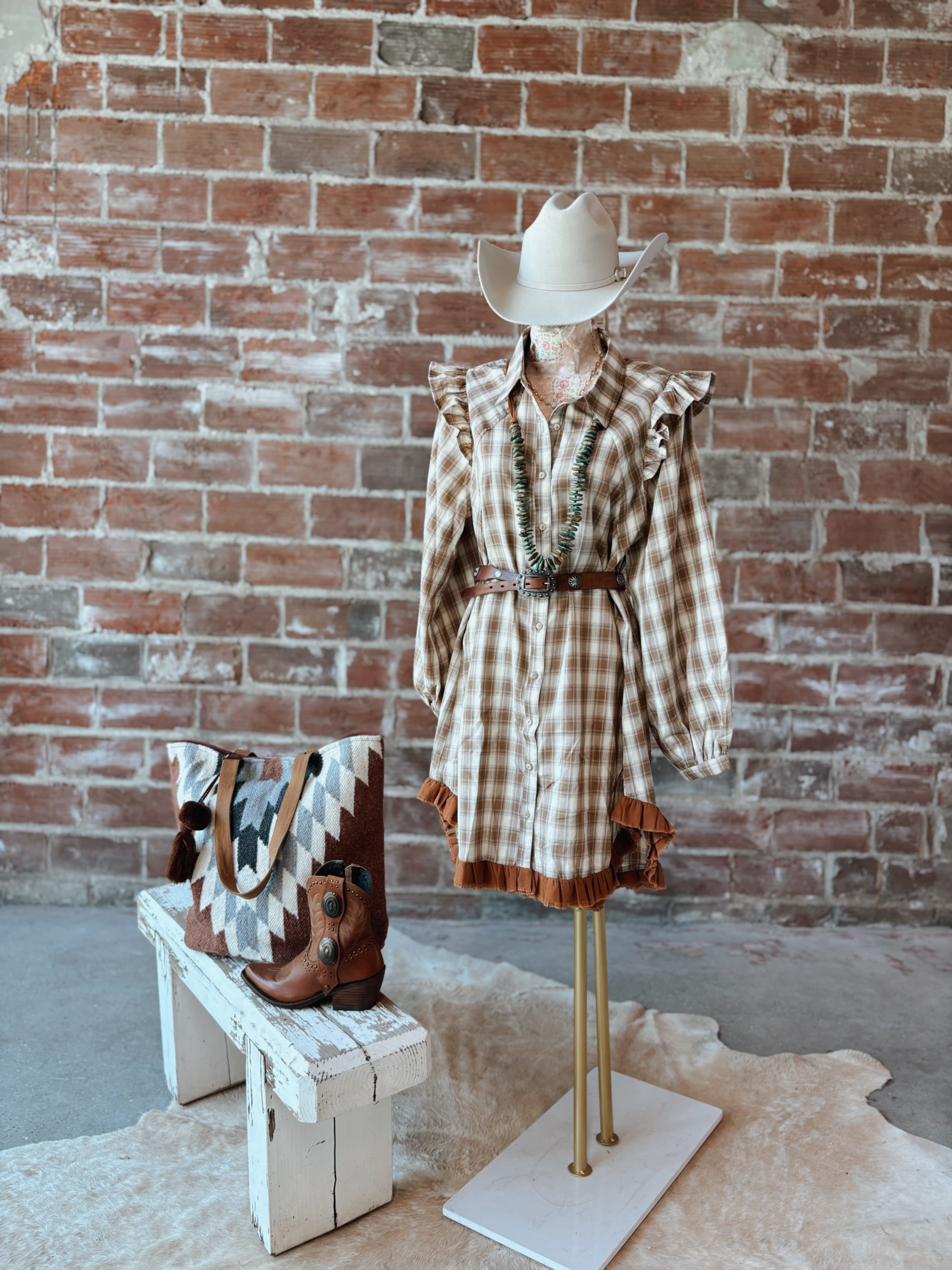 Plaid Tunic Dress