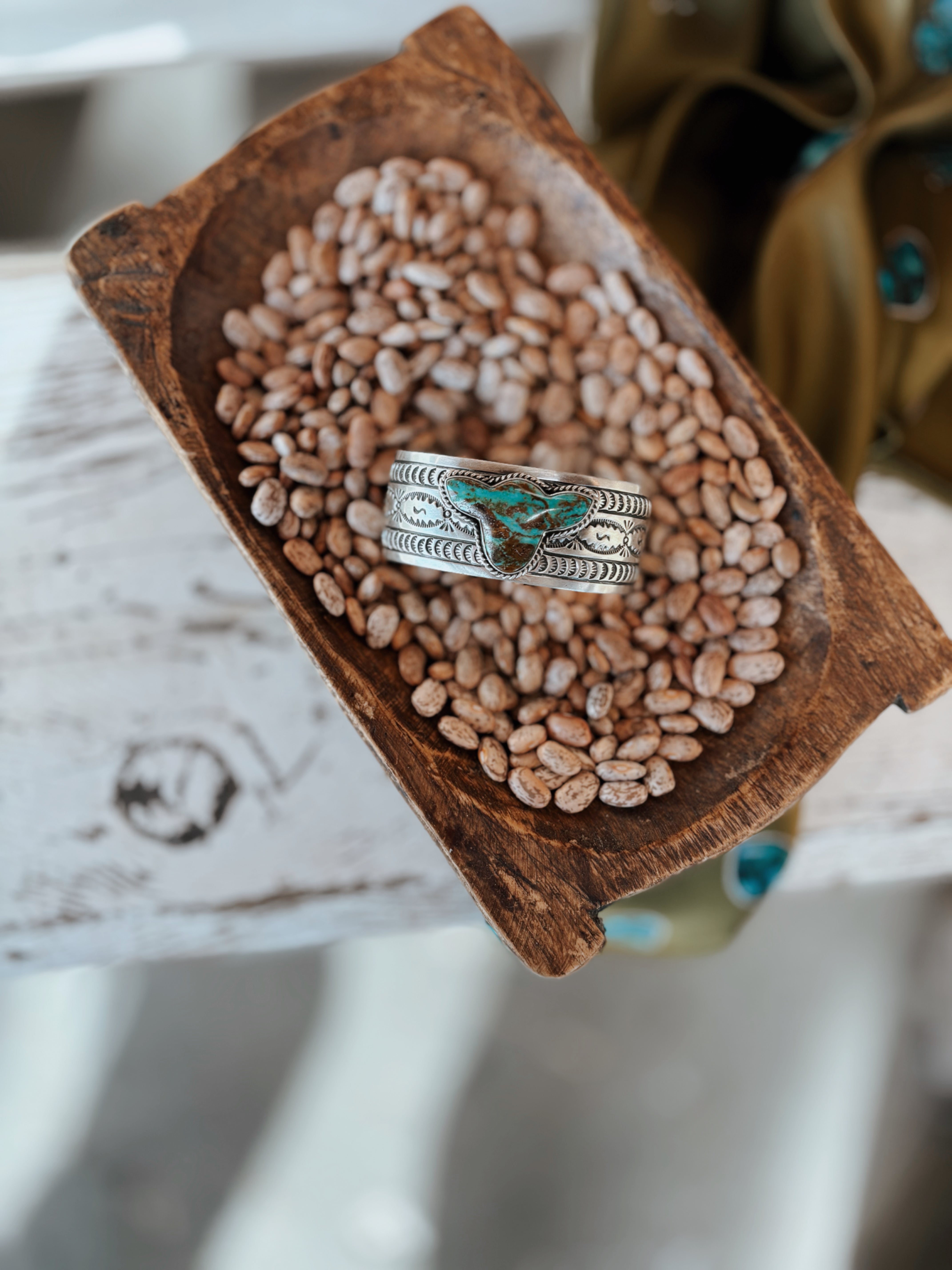 Turquoise Cow Cuff