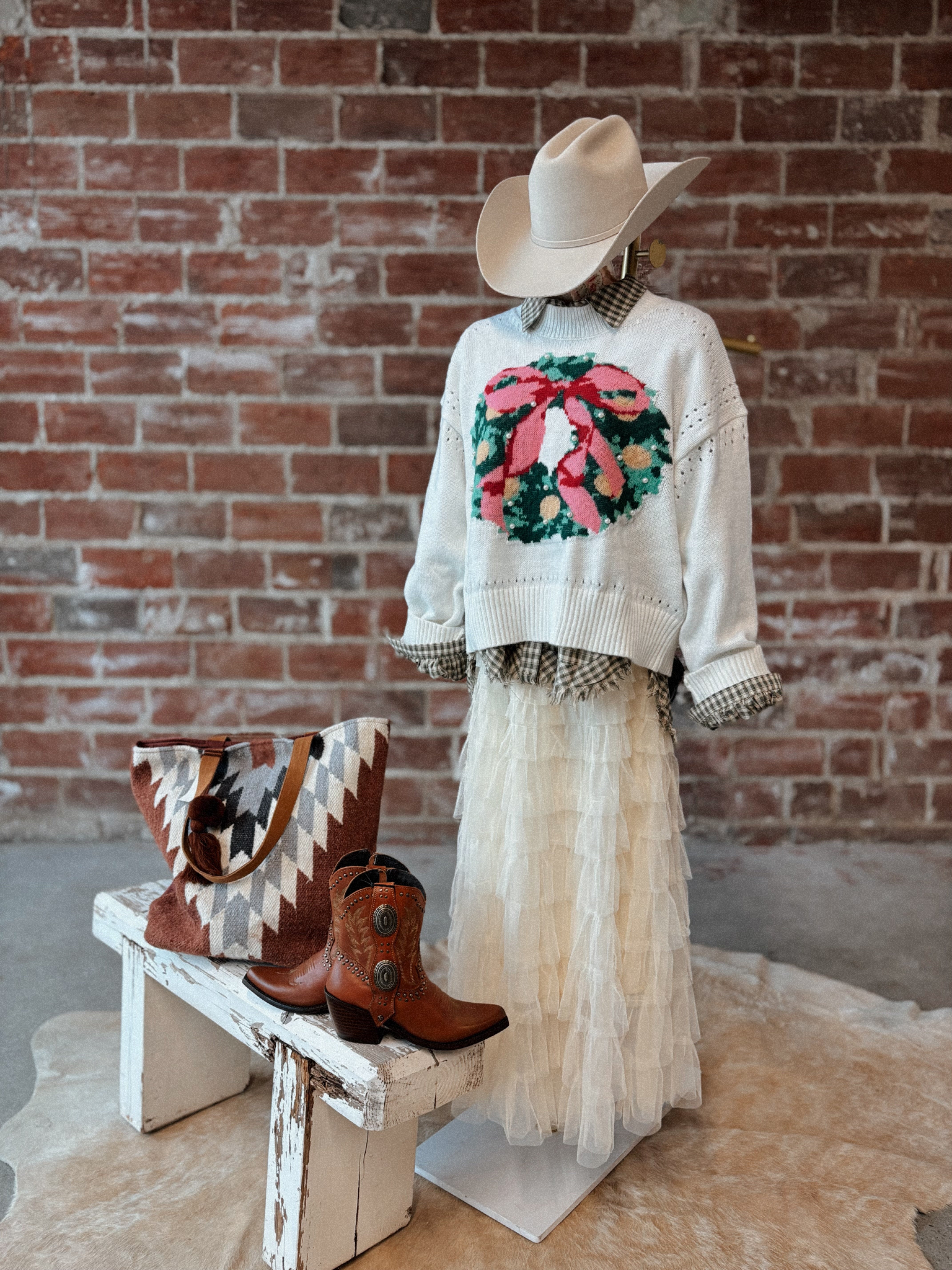 Christmas Wreath Sweater