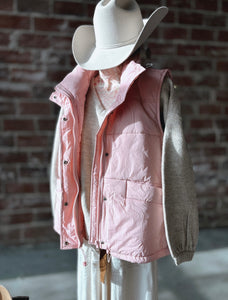 Bubblegum Puffy Vest