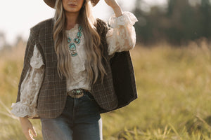 Hamilton Houndstooth Cape