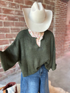 Olive Sweater