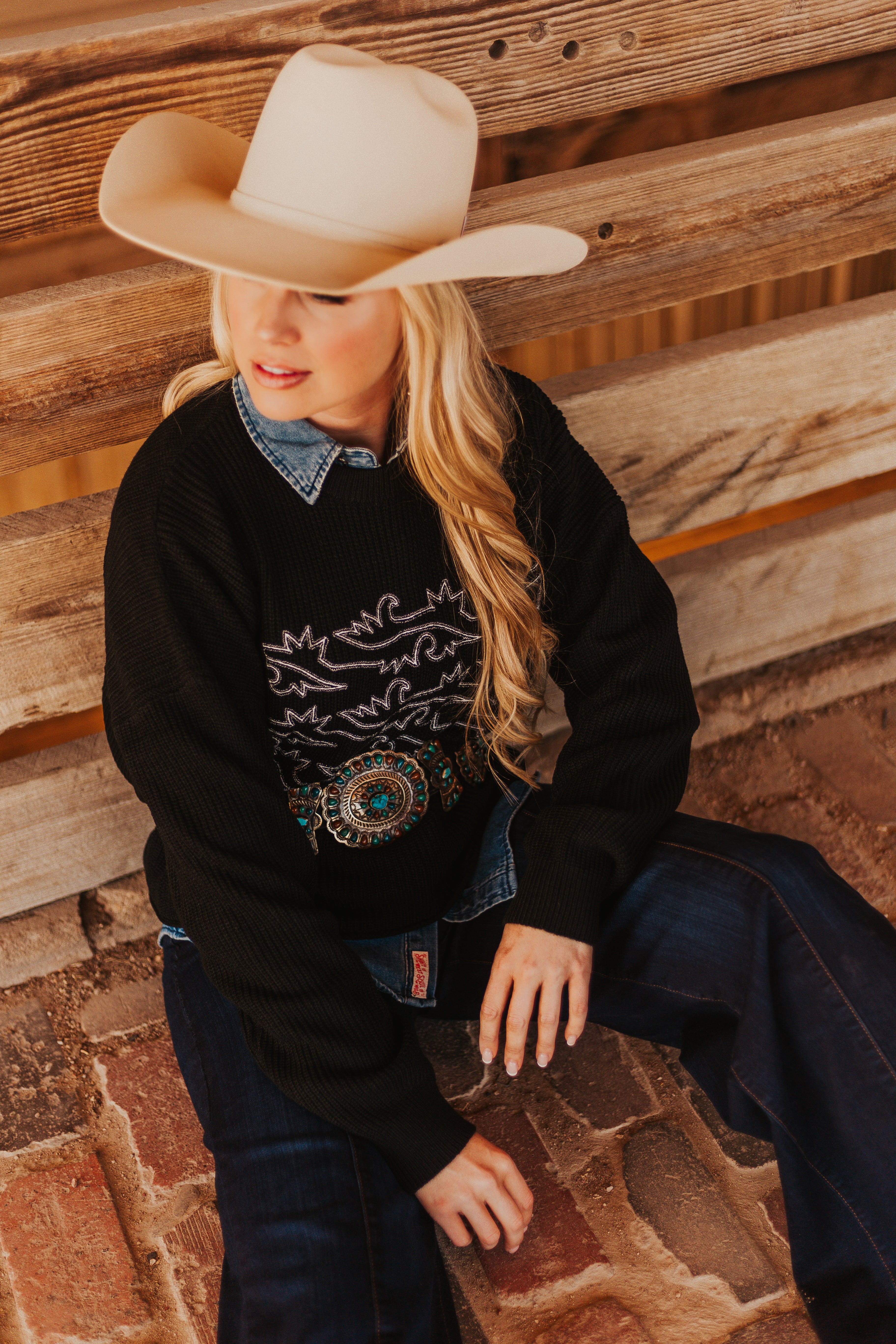 Cowboy Stitch Sweater