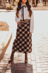 The Willa Plaid Skirt