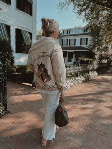 Varsity Horse Cardigan