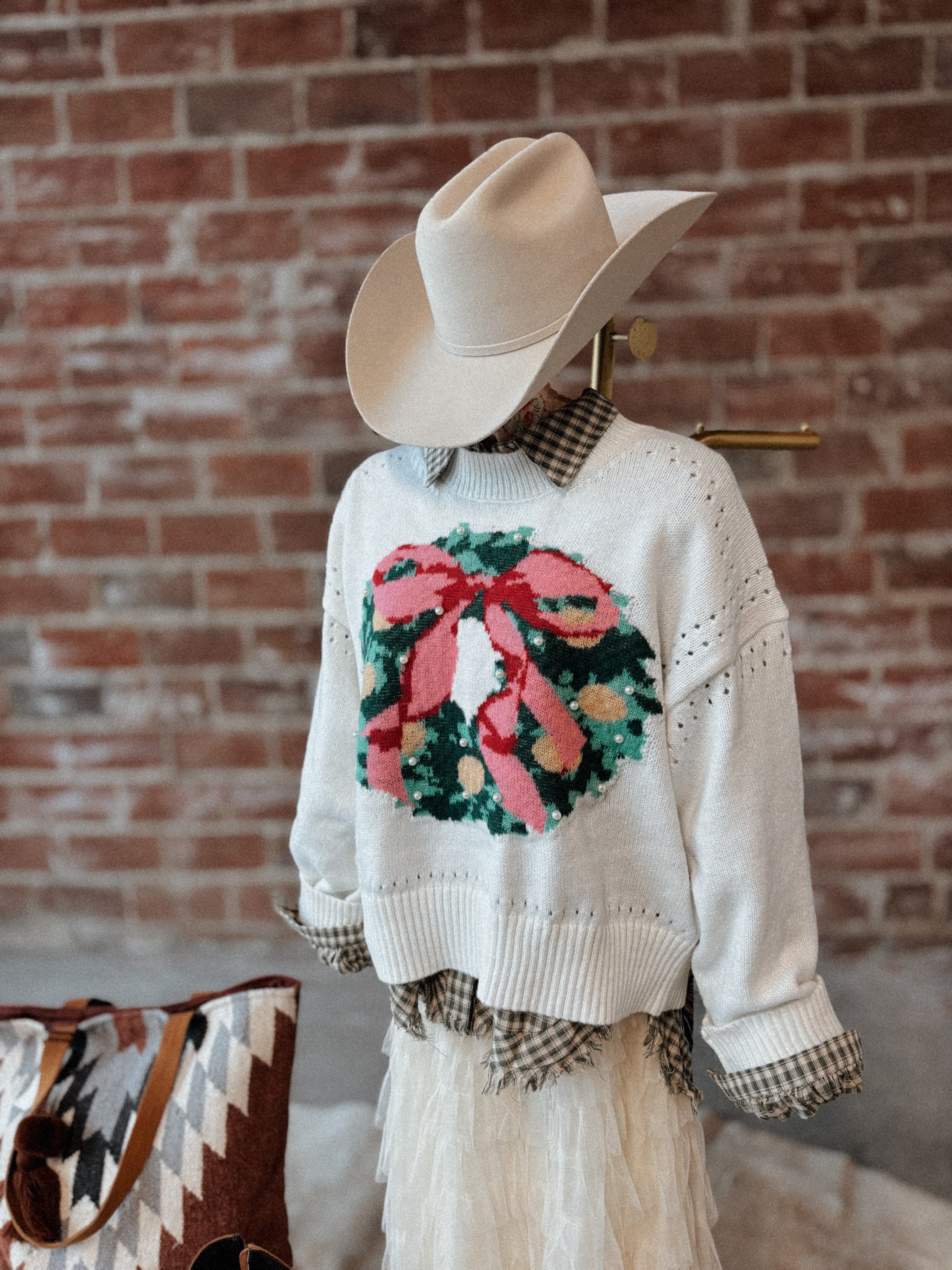 Christmas Wreath Sweater