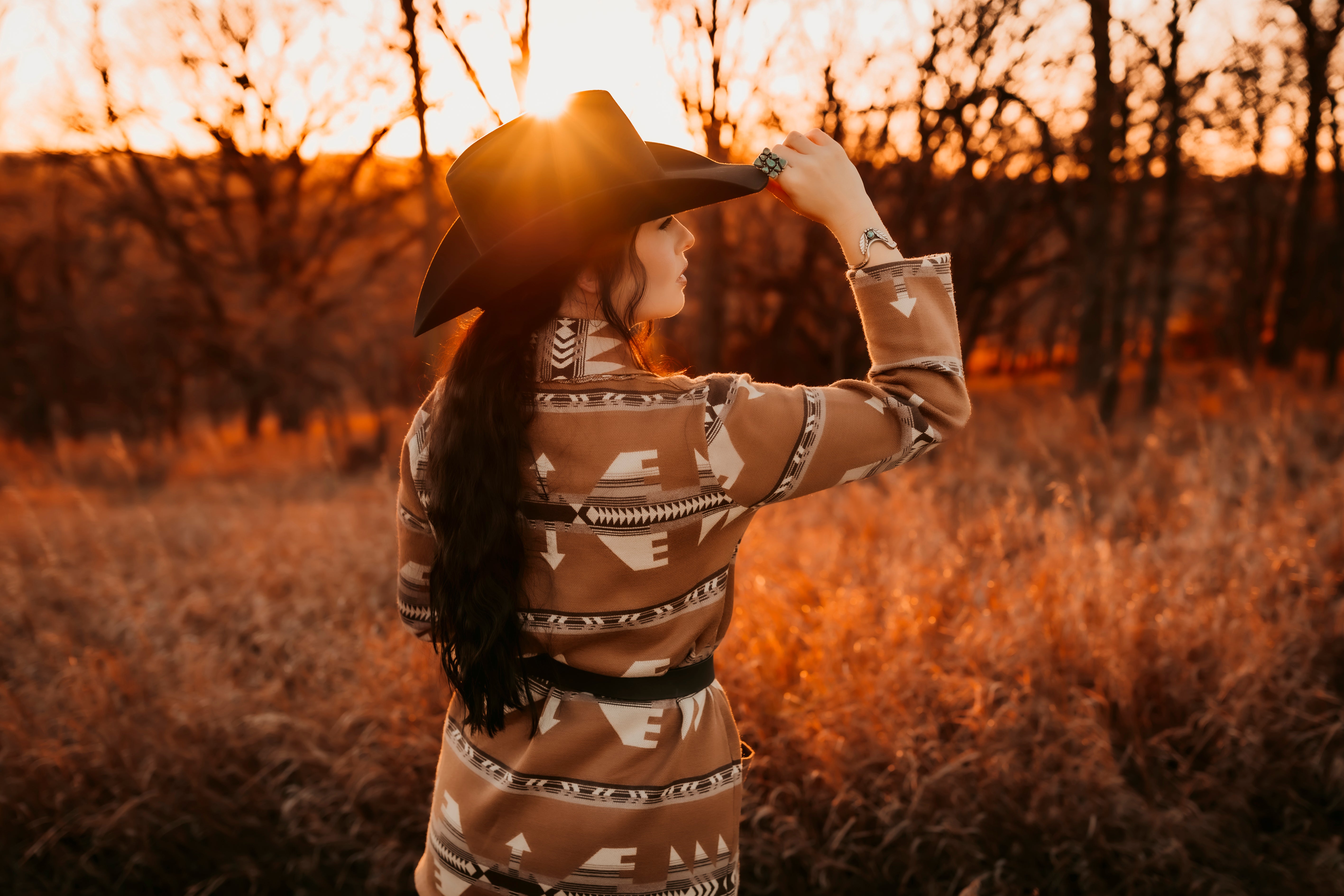 Aztec Southwestern style cardigan