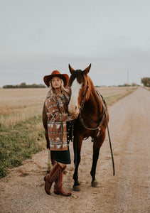 WEstern inspired cardigan sweater 