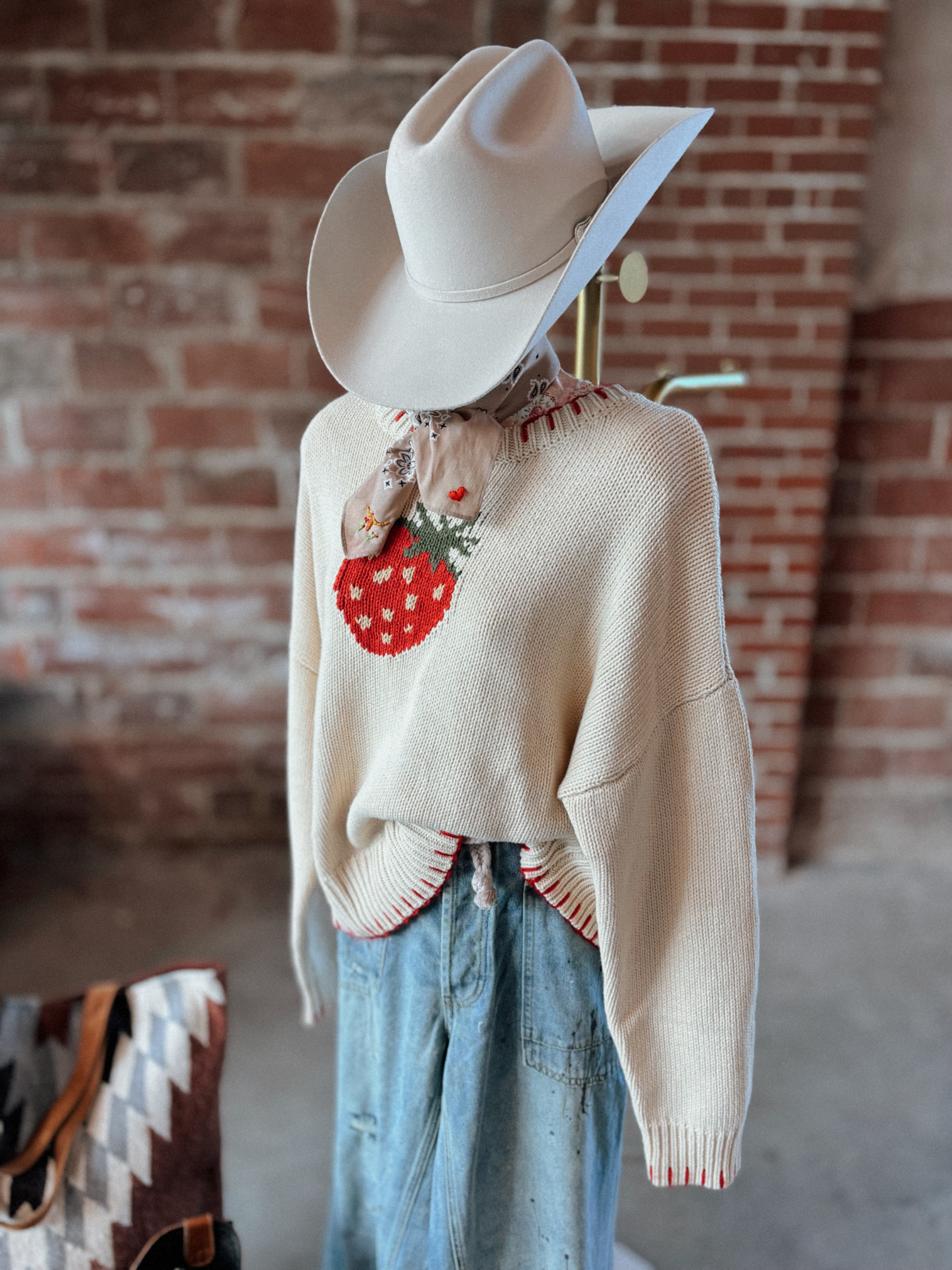 Strawberry Sweater