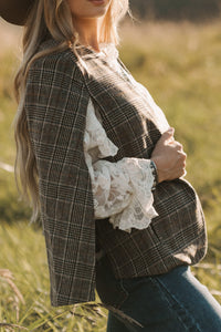 Hamilton Houndstooth Cape