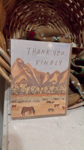 Thank You Kindly Greeting Card