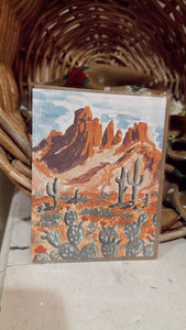 Southwestern Scene Greeting Card