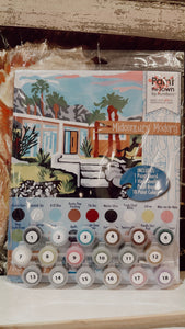 Vintage Style Paint By Number Activity Kit