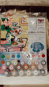 Vintage Style Paint By Number Activity Kit