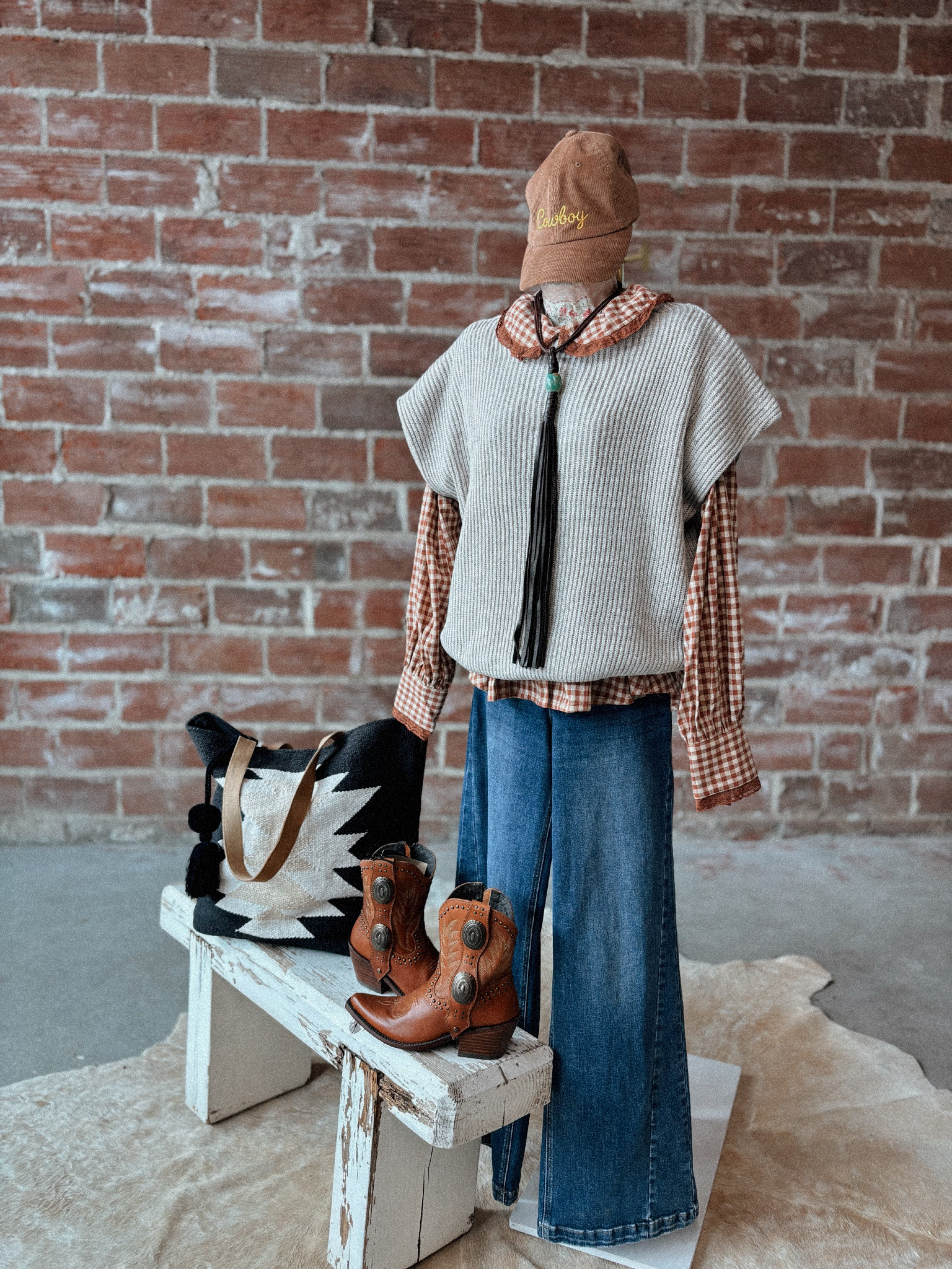 Oatmeal Sweater Vest