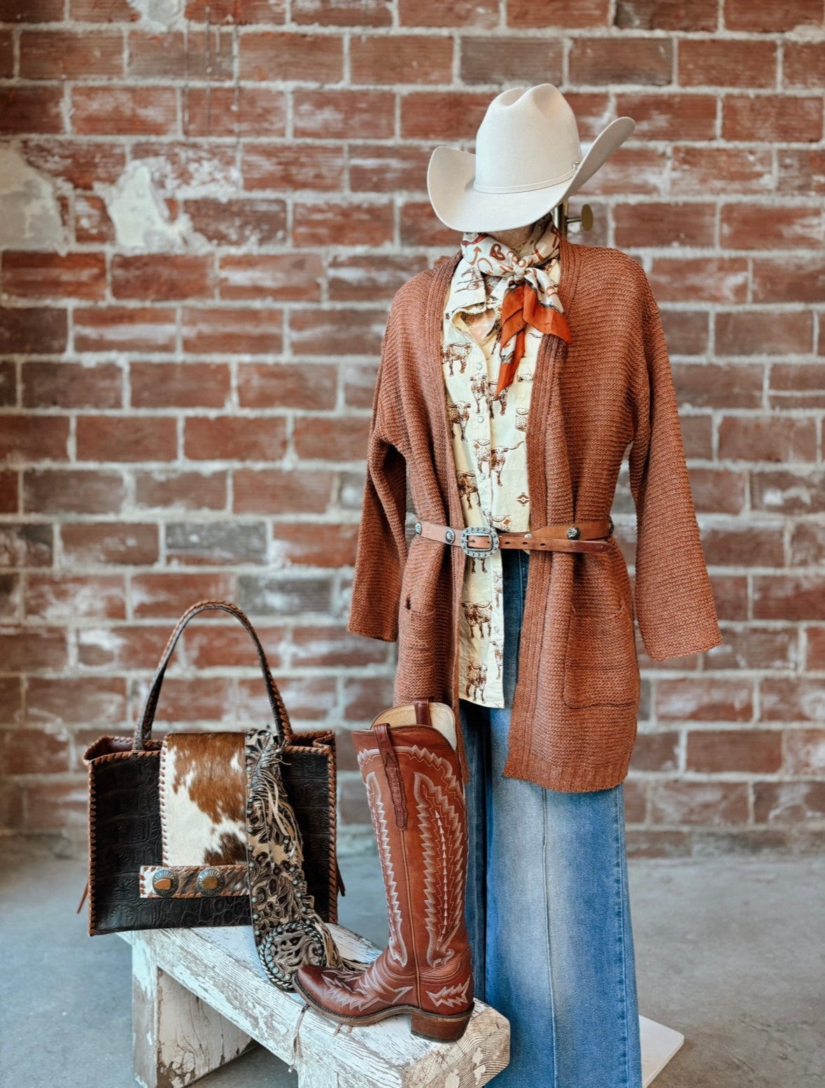 Rust Cardigan