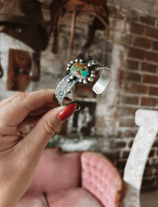 Sterling and Turquoise Cuff 
