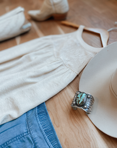 Halter Cream Lace Blouse
