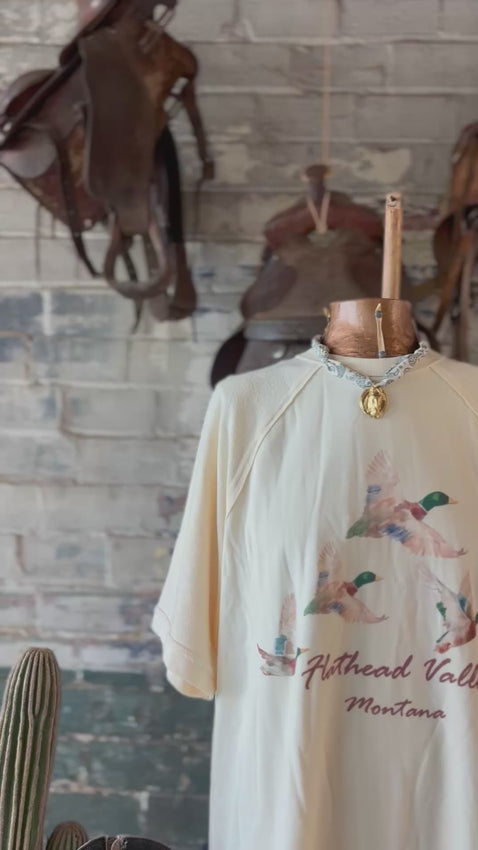 Oversized Mallard Duck Tunic Sweatshirt 2