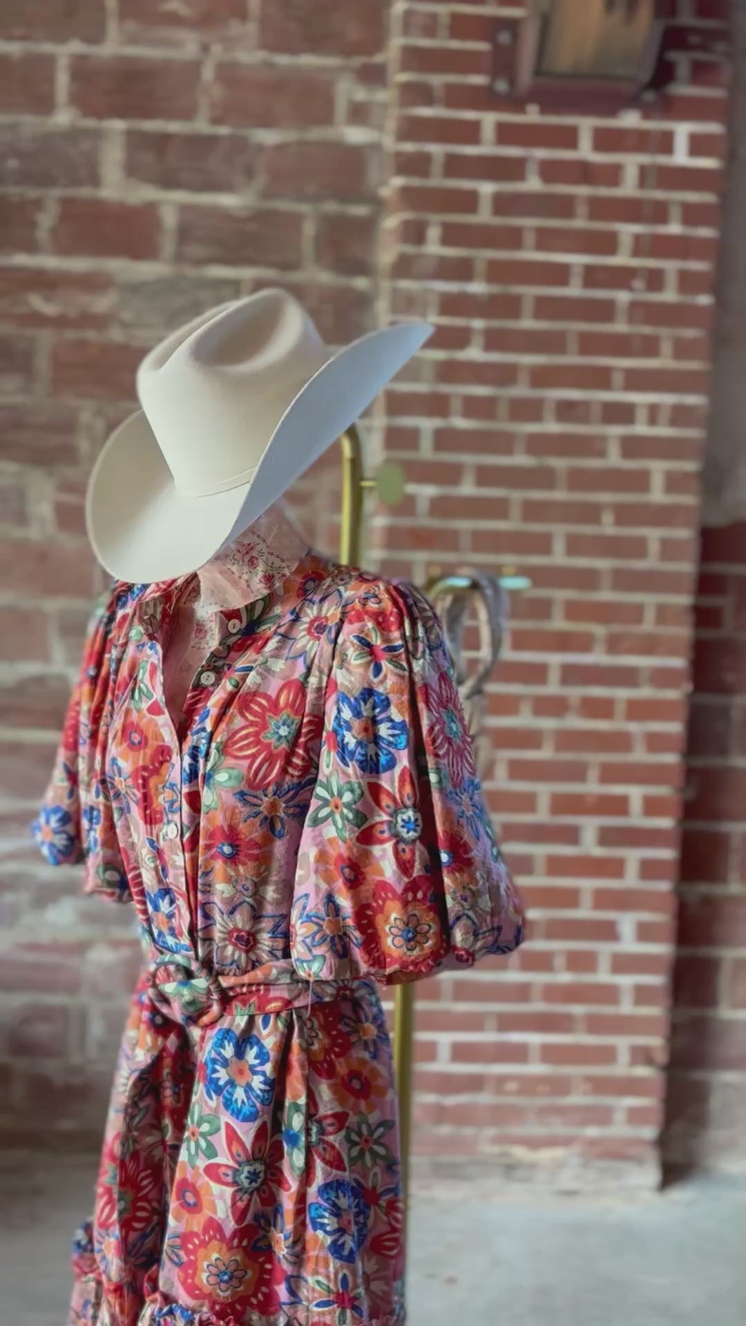 Fate Floral Puff Sleeve Dress