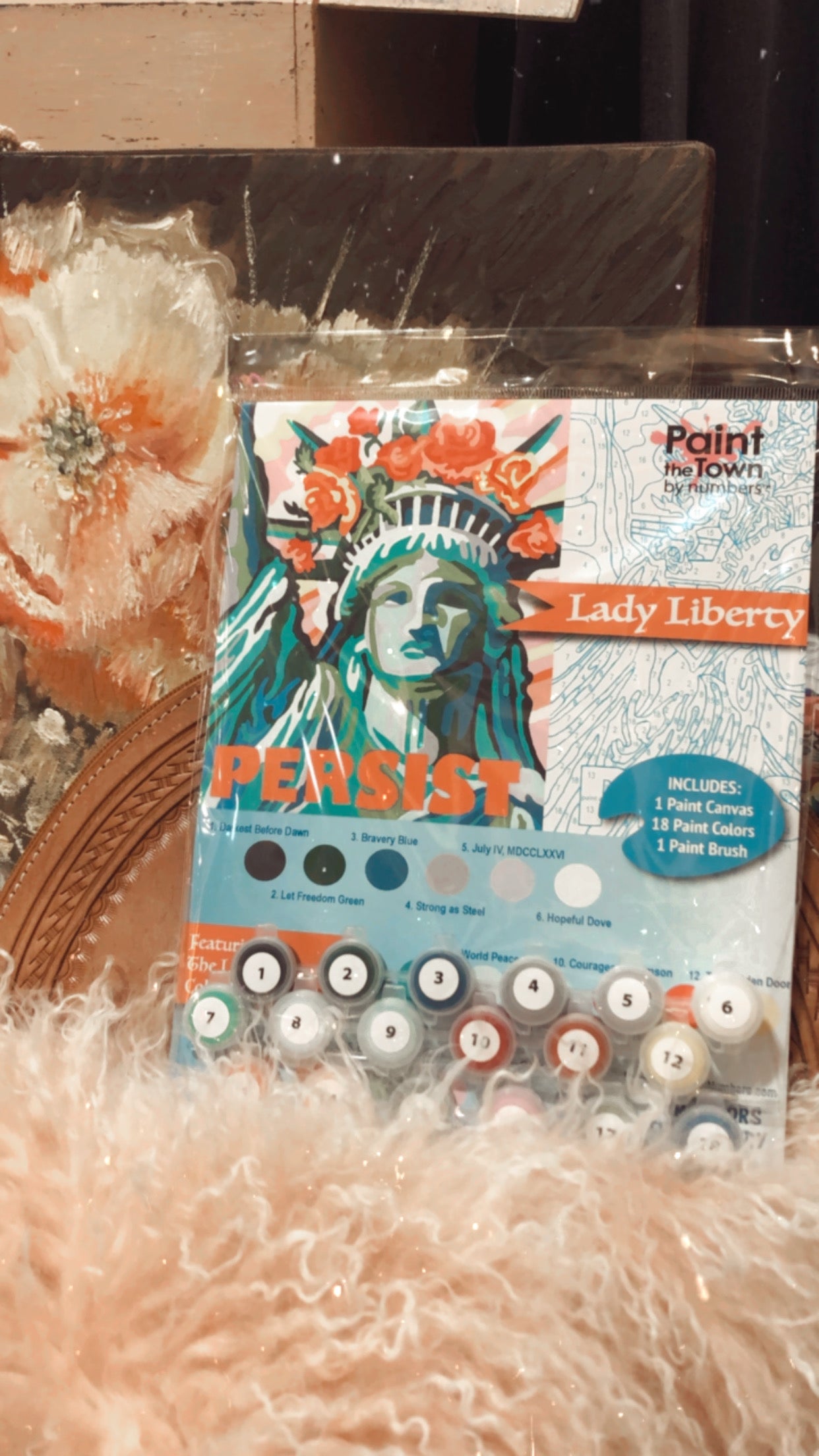 Statue of Liberty Paint By Number Activity Kit