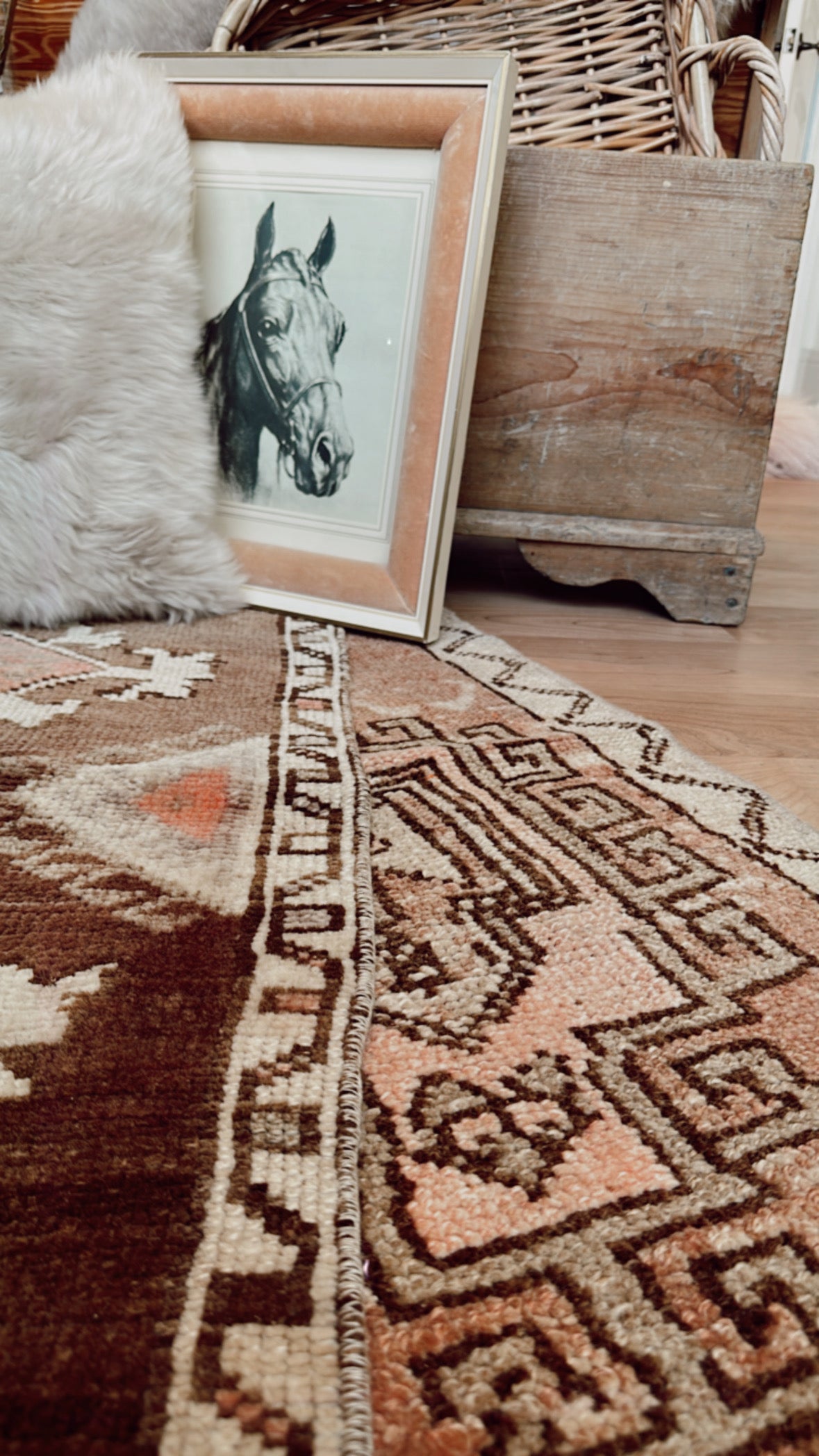 Beautiful Antique Turkish Rug - One of a Kind!