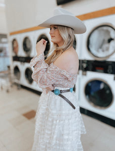 Floral Off Shoulder Ruffle Blouse