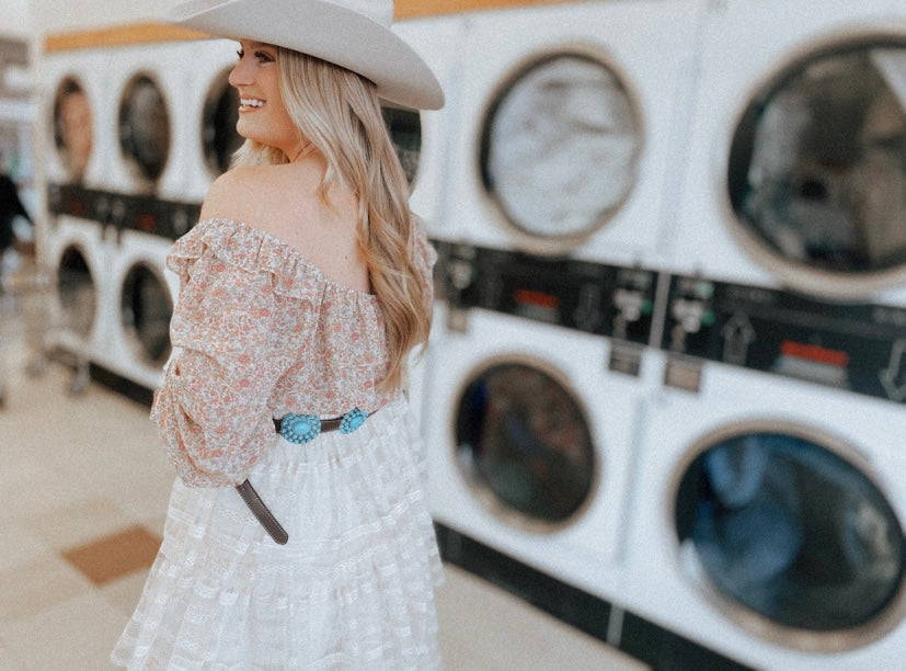 Floral Off Shoulder Ruffle Blouse